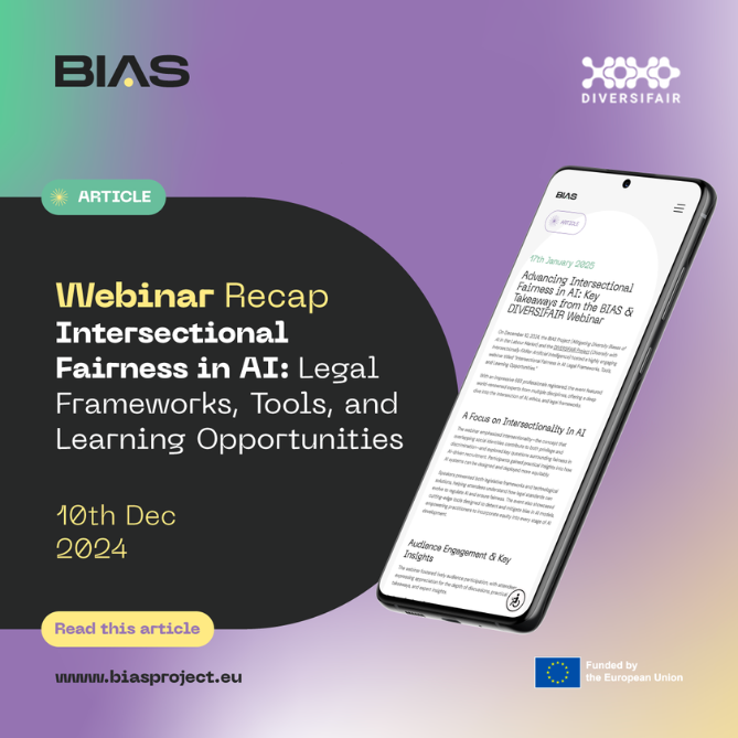 Advancing Intersectional Fairness in AI: Key Takeaways from the BIAS & DIVERSIFAIR Webinar